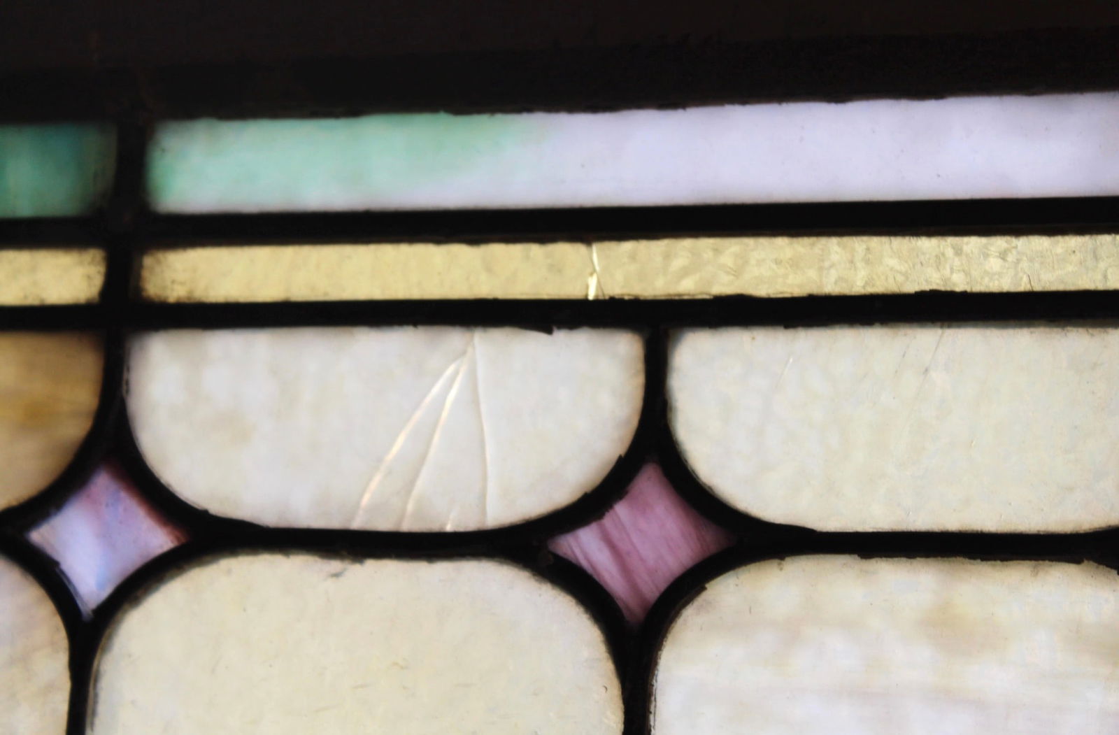 Long Stained Glass Transom - 9