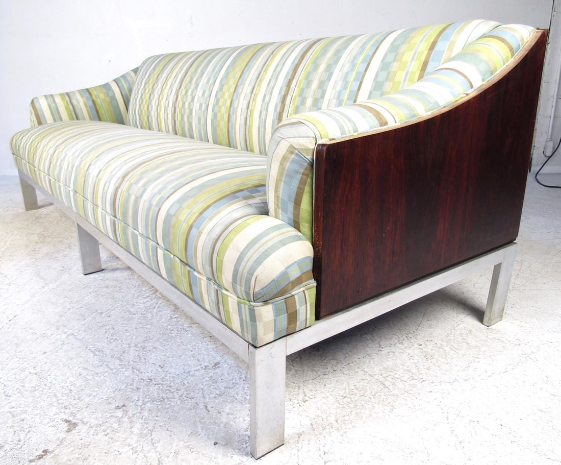 Mid-Century Wood Sofa by Thayer Coggin - 5