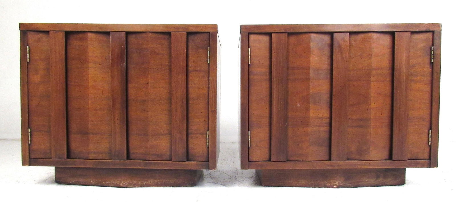 Midcentury Walnut Nightstands - 2