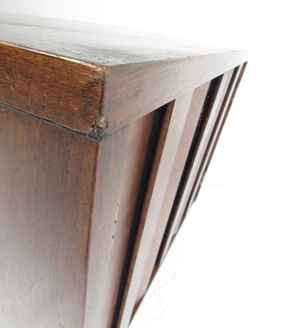 Midcentury Walnut Nightstands - 8