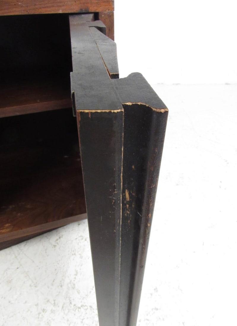 Midcentury Walnut Nightstands - 9