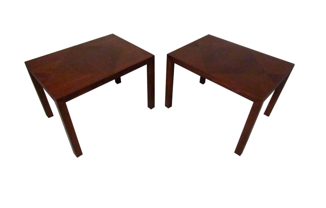 Diamond Pattern End Tables by Lane - 4