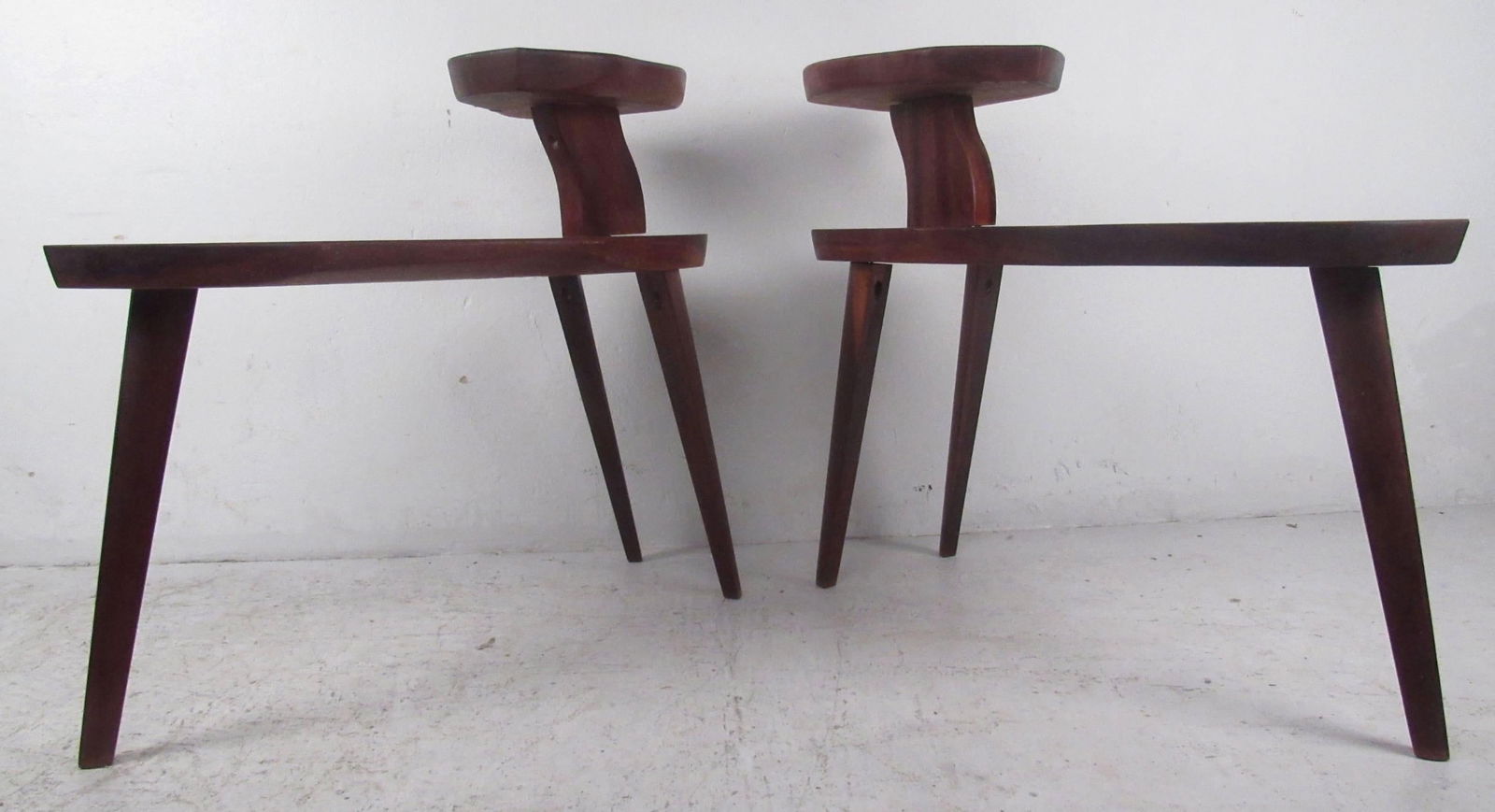 Vintage Free Edge End Tables - 3