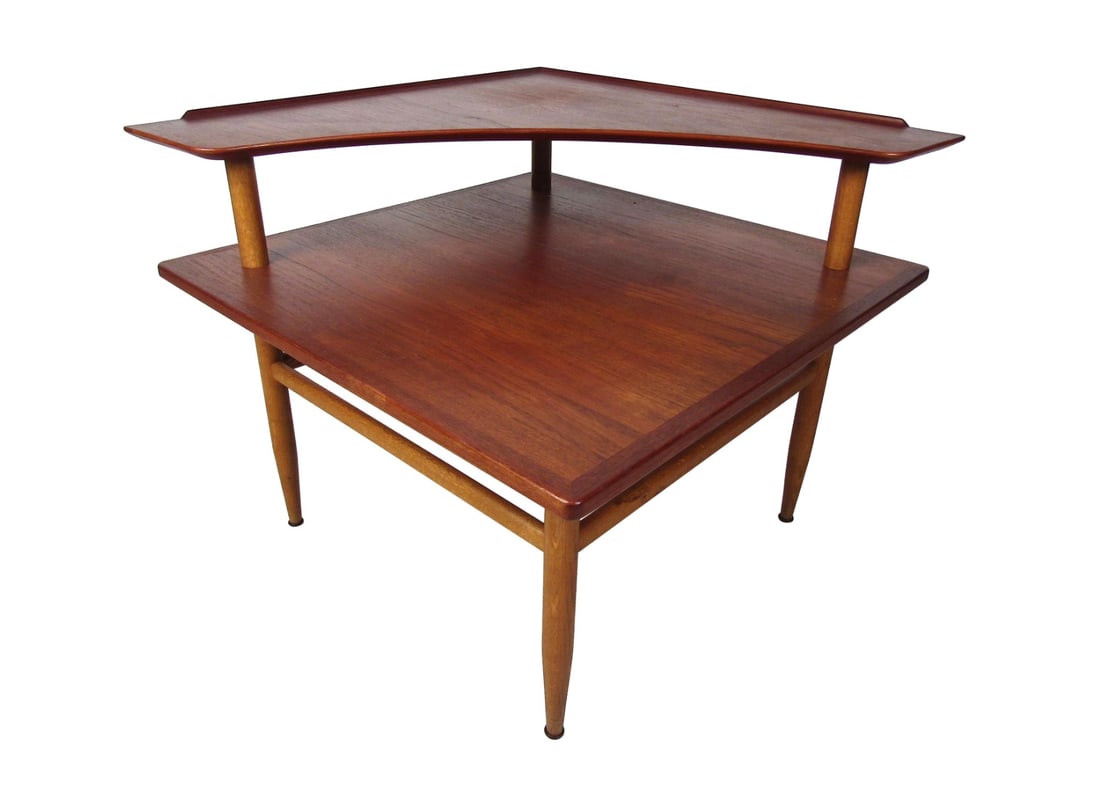 Danish Modern Teak Two-Tiered Coffee Table (1 of 9)