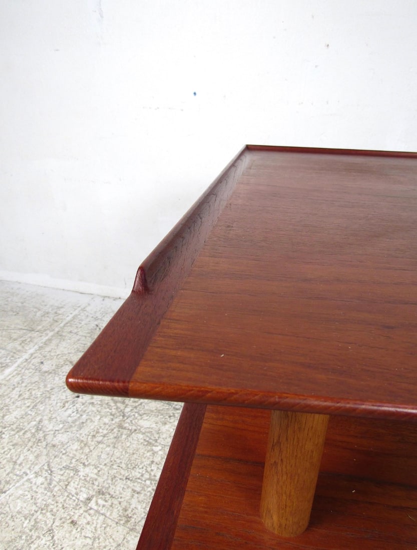 Danish Modern Teak Two-Tiered Coffee Table - 6