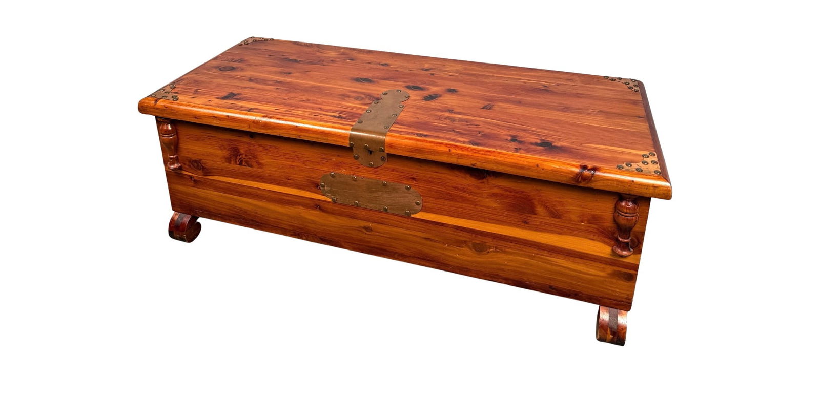 Mid-Century Cedar Chest by Jokari: Add a touch of mid-century sophistication to your space with this beautifully crafted cedar chest by Jokari. Built during the golden era of design, this piece captures the clean lines and minimalist e