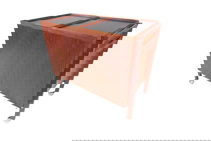 Scandinavian Modern Teak Bar Cart by Niels Erik Glasdom Jensen (1 of 16)