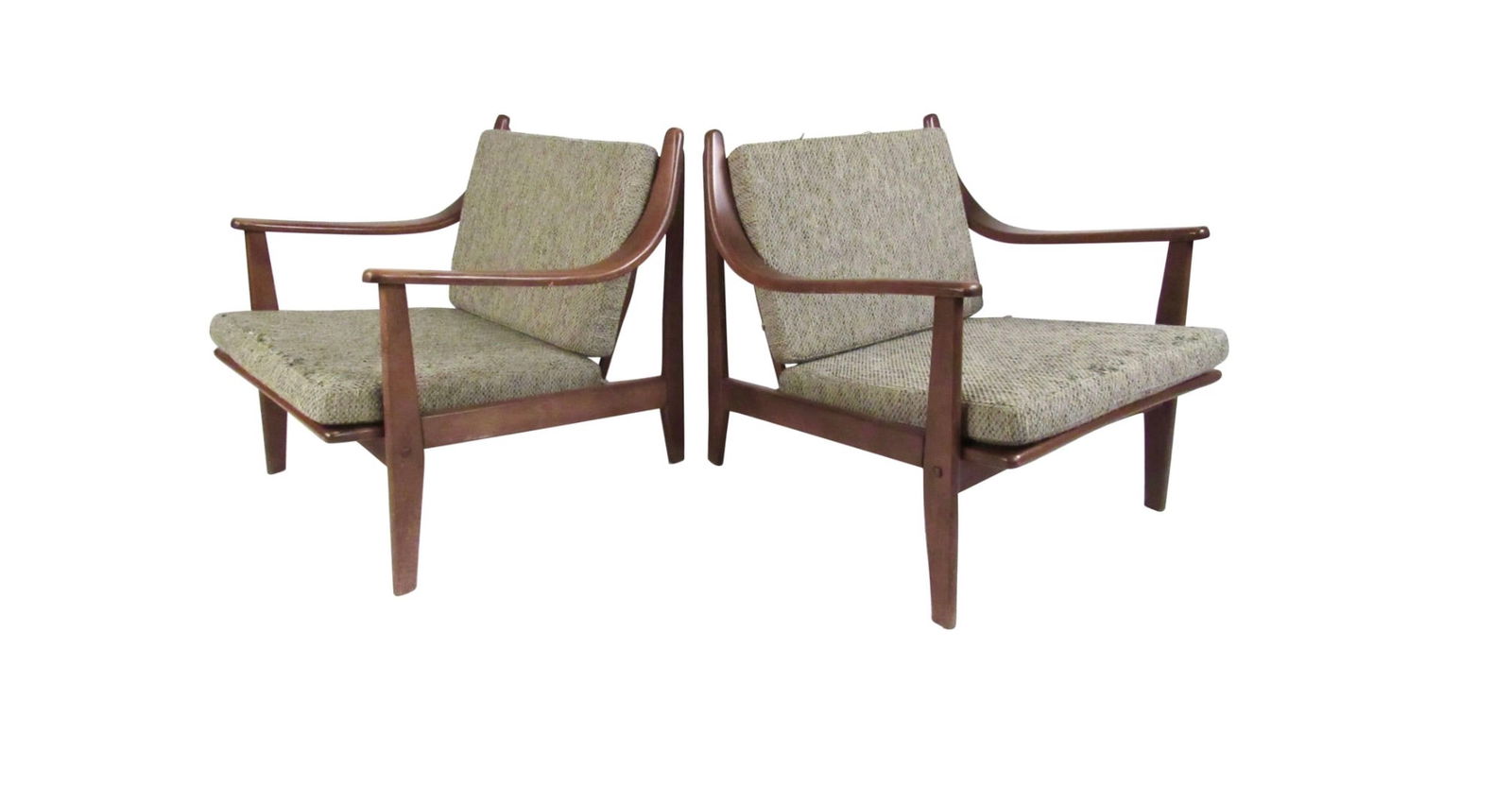 Pair of Mid-Century Finn Juhl Style Lounge Chairs (1 of 10)