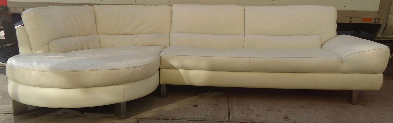 Natuzzi Leather Sofa by Italsofa - 2