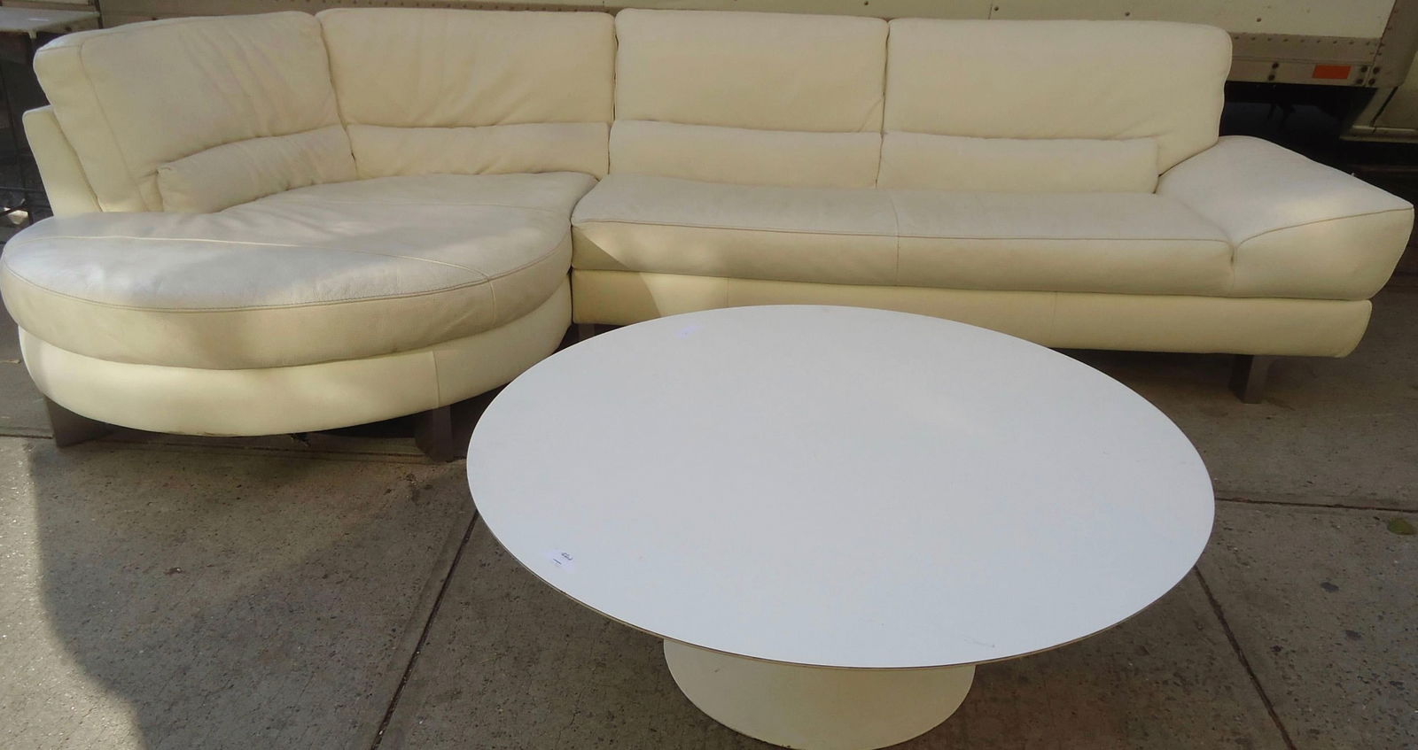 Natuzzi Leather Sofa by Italsofa - 6