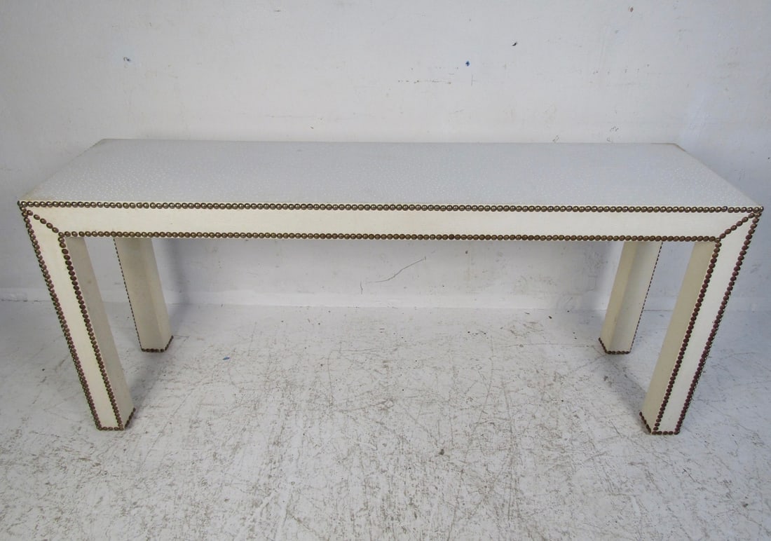 Vintage Studded Console Table - 2