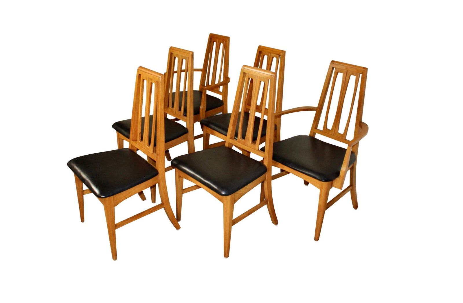 Set of 6 Mid-Century Oak Dining Chairs by Young Manufacturing (1 of 20)