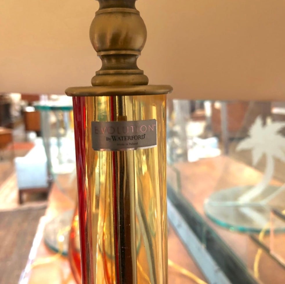 Waterford 'Evolution' Blown Glass Lamps - 6