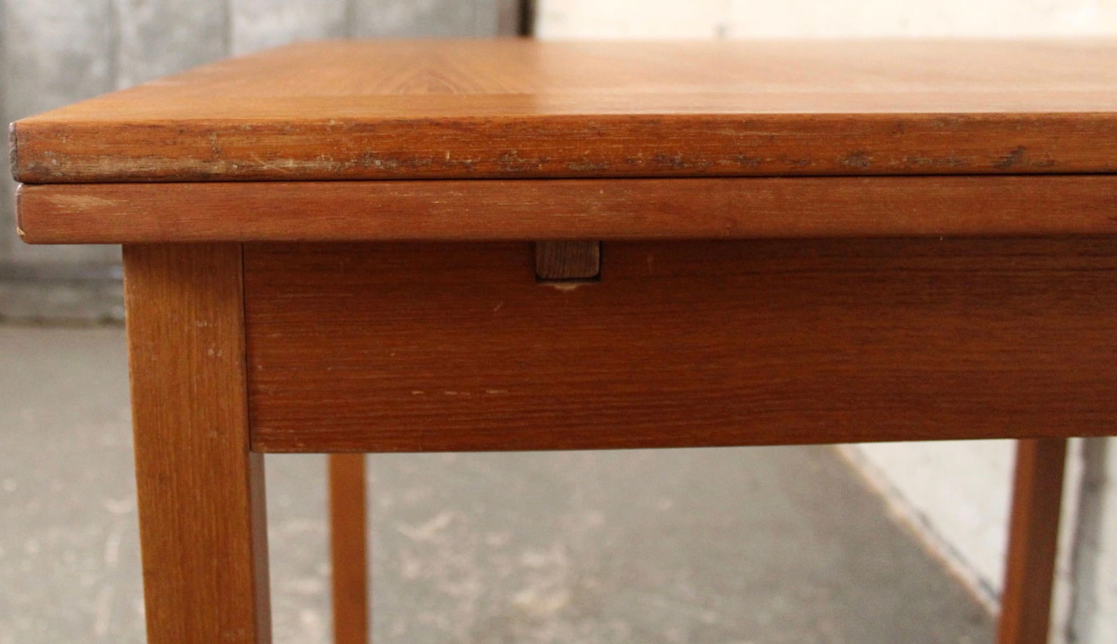 Miniature Danish Teak Draw-Leaf Table - 12