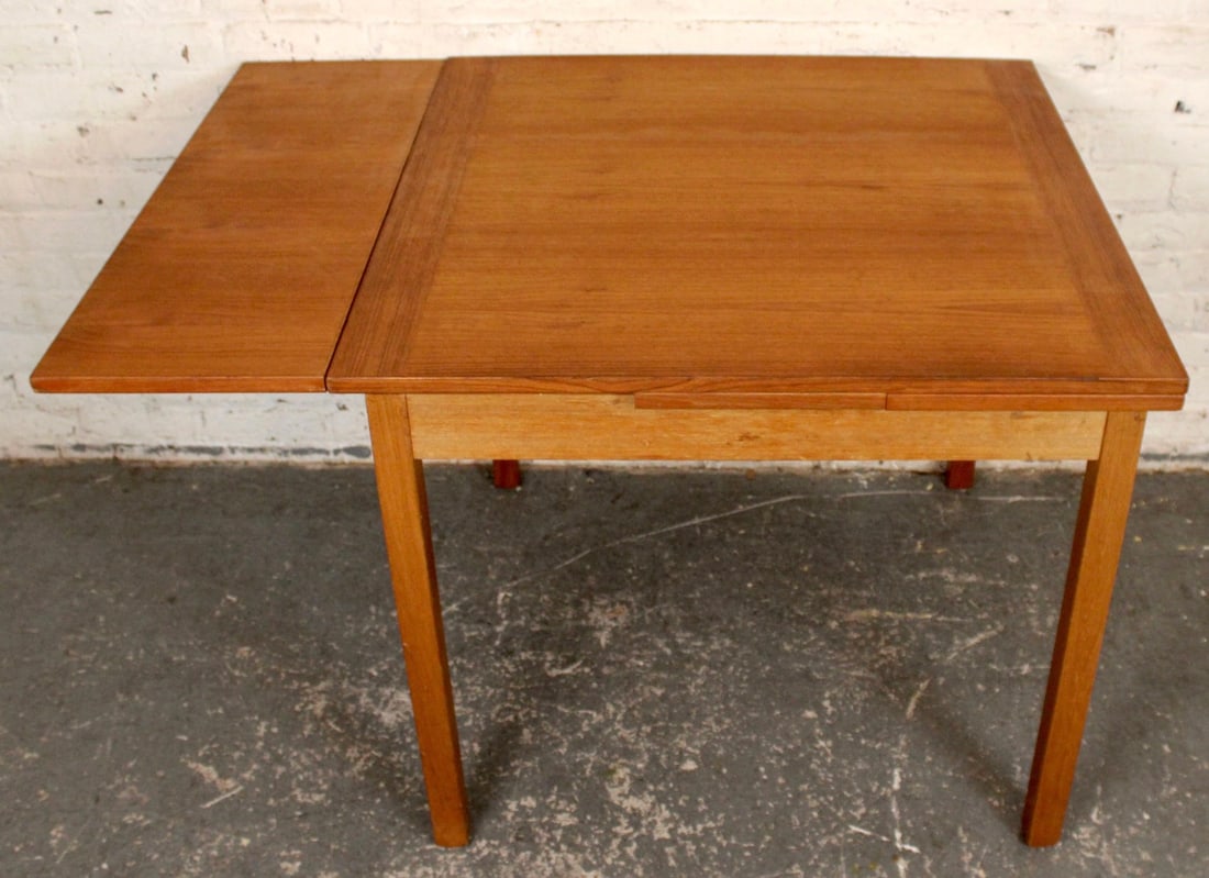 Miniature Danish Teak Draw-Leaf Table - 5