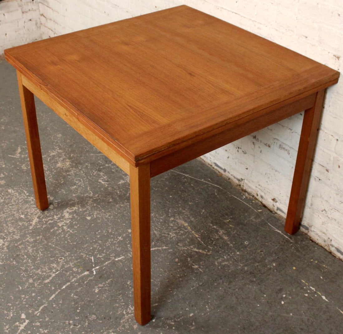 Miniature Danish Teak Draw-Leaf Table - 8