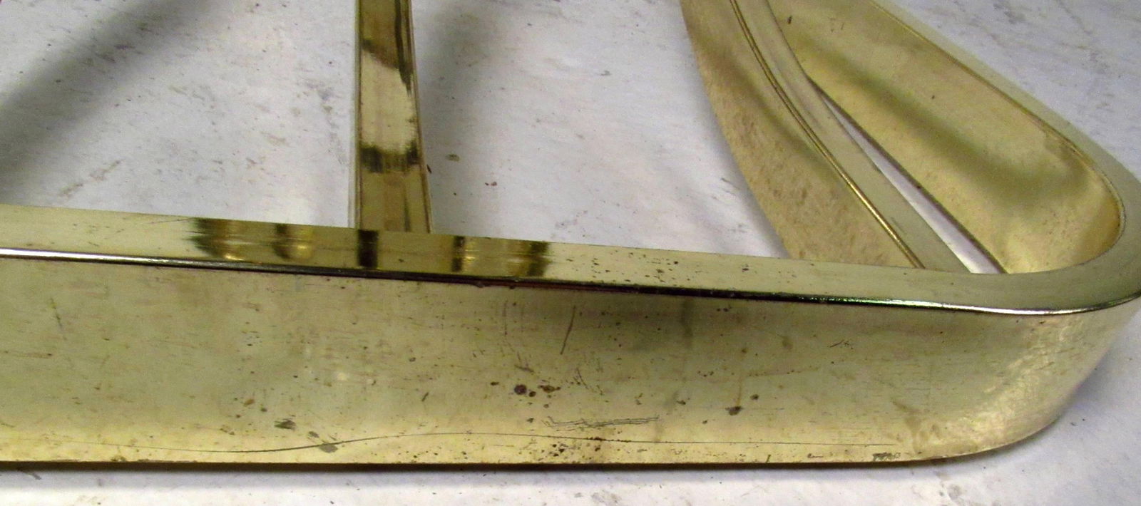 Modern Brass Console Table - 3