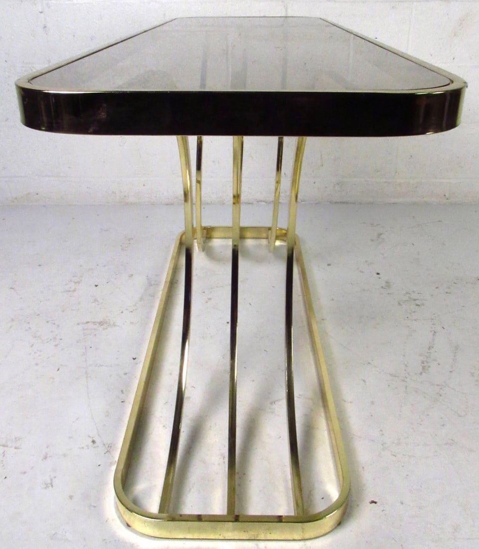 Modern Brass Console Table - 5