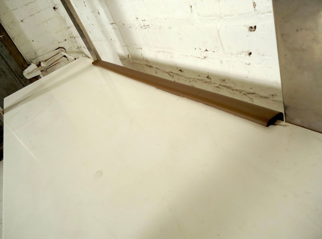 Mid-Century Chrome Frame Bookcase - 7