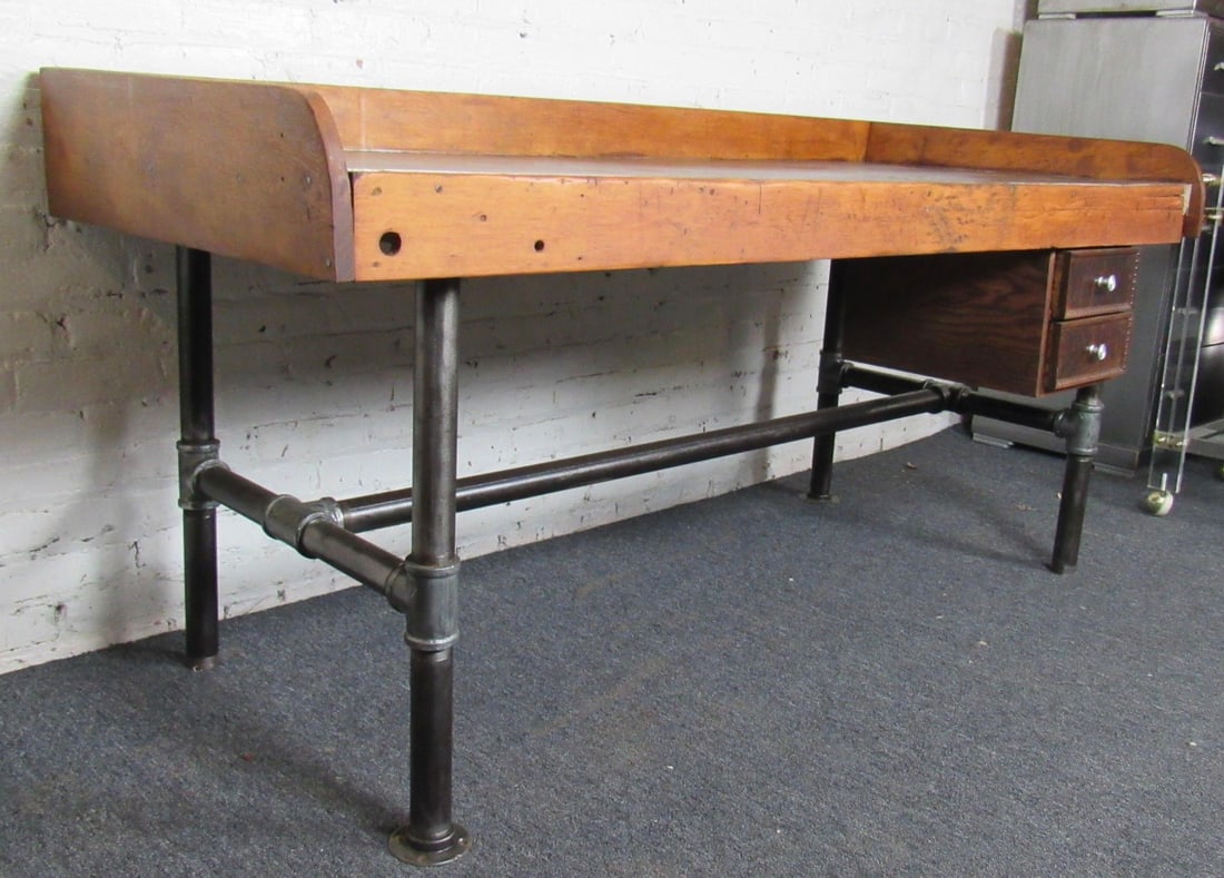 Large Industrial Work Desk - 4