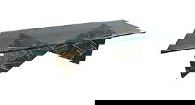 Paul Evans Glass Coffee Table: This unique coffee table by Paul Evans features contrasting textures and colors in its geometric base along with a large glass top. Rare and collectible, this vintage table by renowned designer Paul E