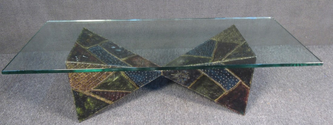 Paul Evans Glass Coffee Table - 3