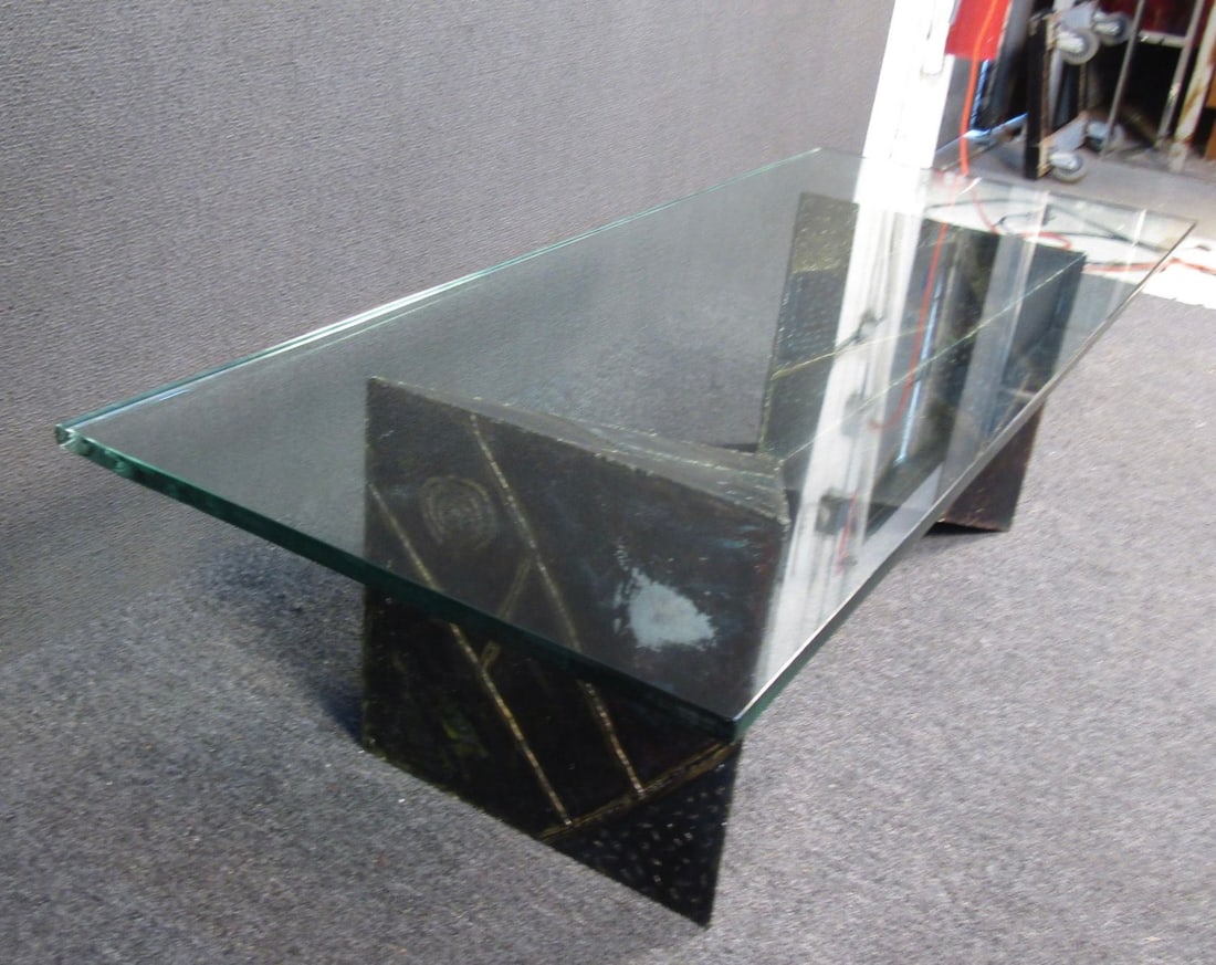 Paul Evans Glass Coffee Table - 8
