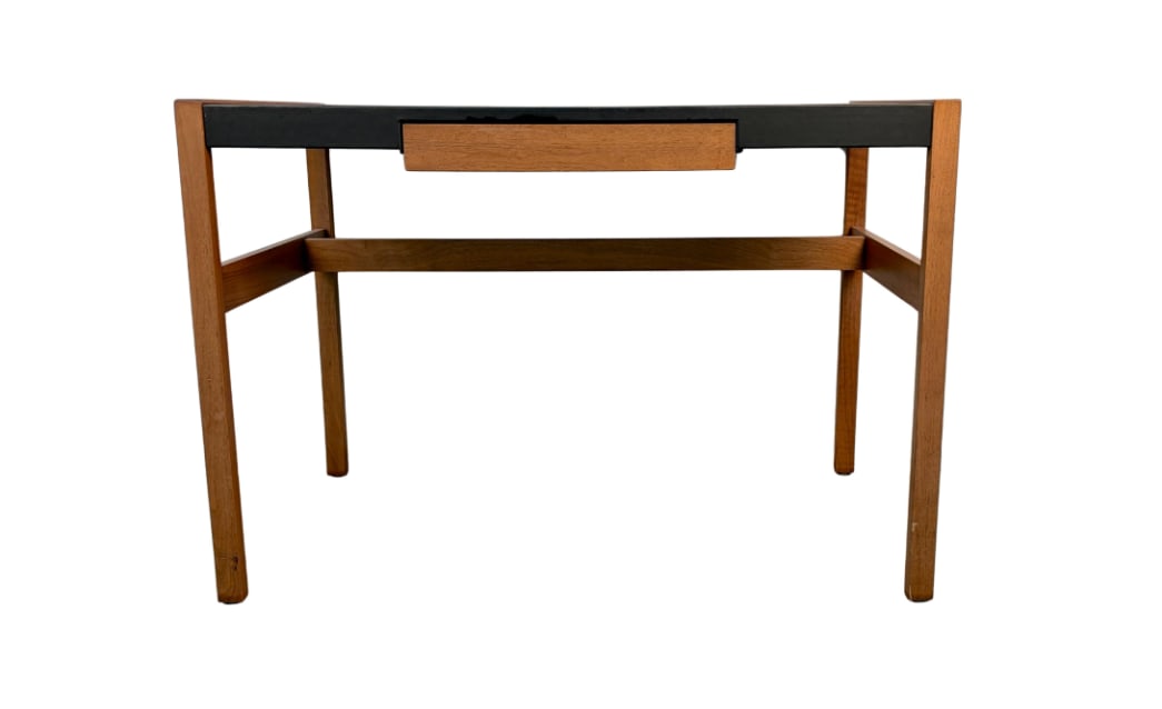 Walnut and Leather "Risom" Desk By Design Within Reach (1 of 13)