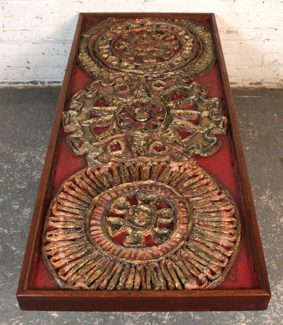 Resin Art Coffee Table - 7