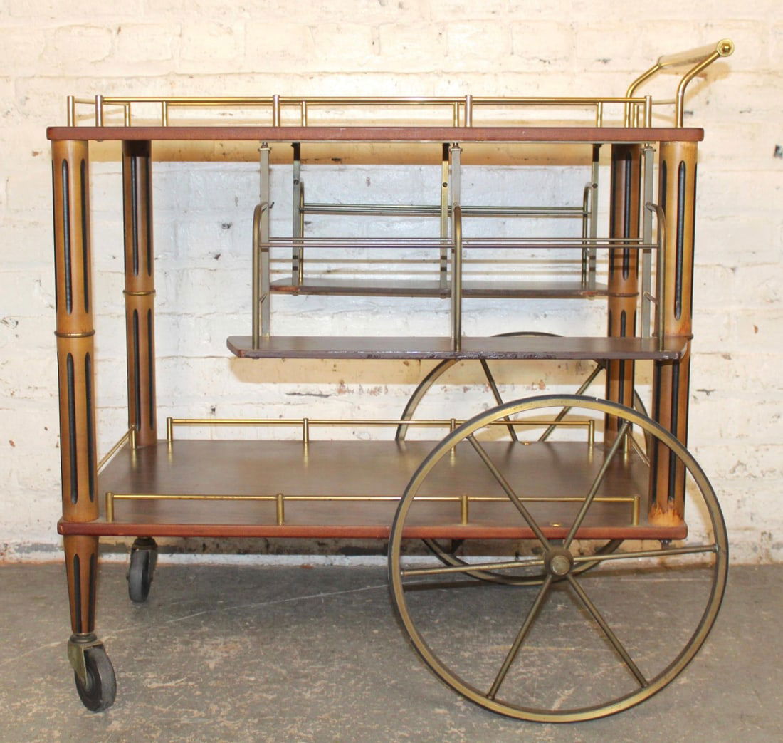 Mid-Century Trolley Cart - 4