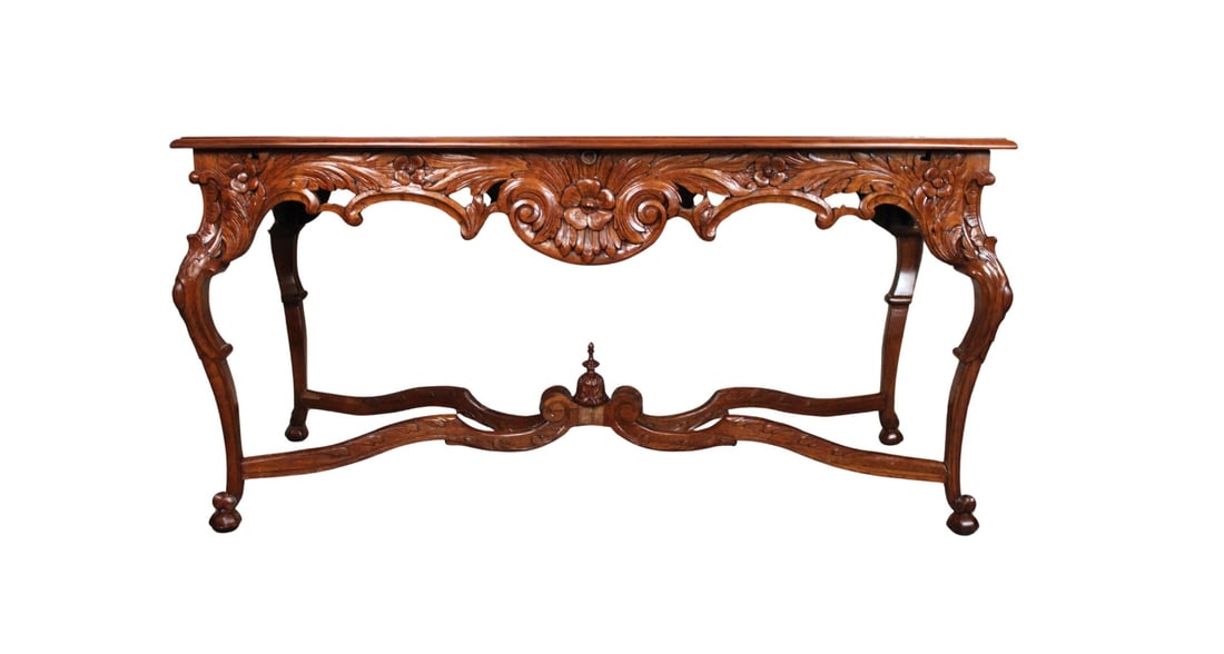 Regency Style Expandable Console to Dining Table (1 of 13)