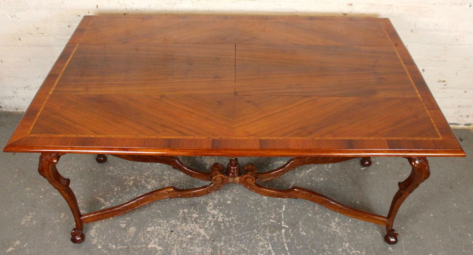 Regency Style Expandable Console to Dining Table - 5