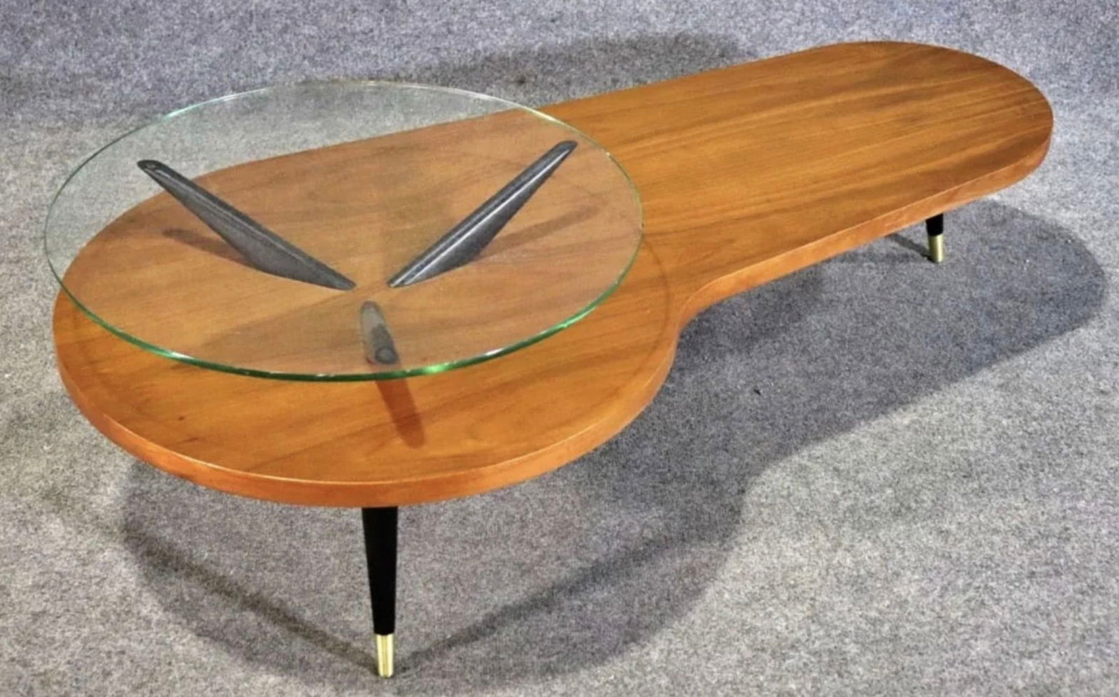 Mid-Century Kidney Coffee Table - 2