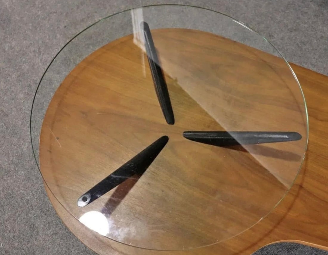 Mid-Century Kidney Coffee Table - 6