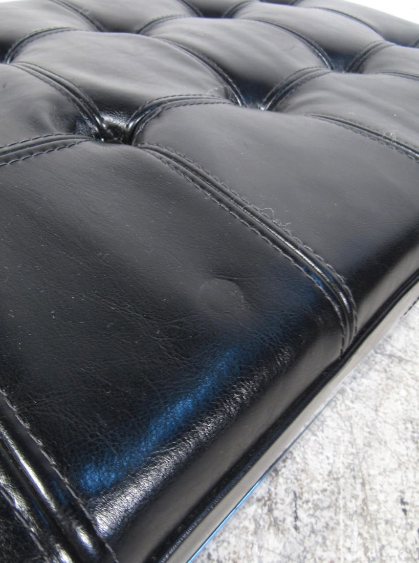 Modern X-Base Upholstered Bench - 5