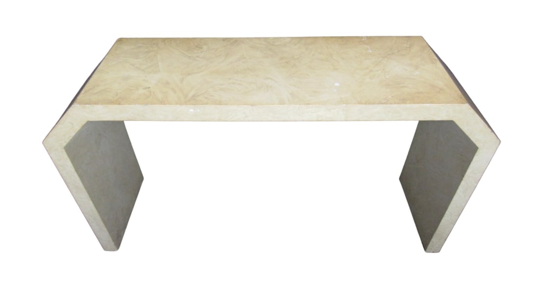 Marble Style Console Table - 2