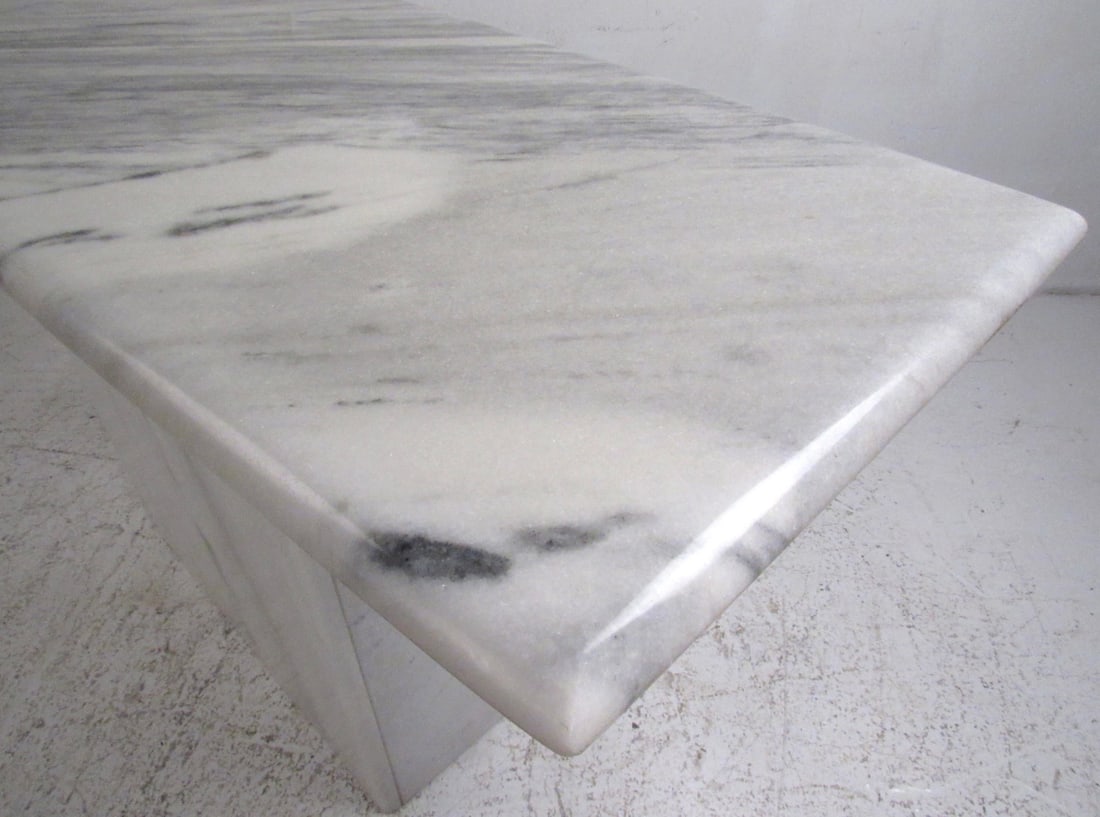 Mid-Century Modern Marble Console Table - 6