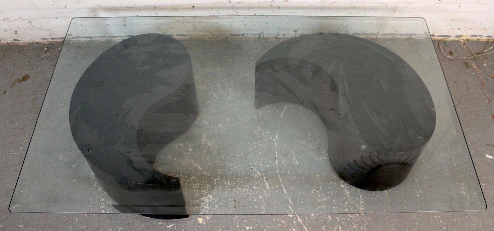 Monumental Post-Modern Modular Glass Coffee Table - 2