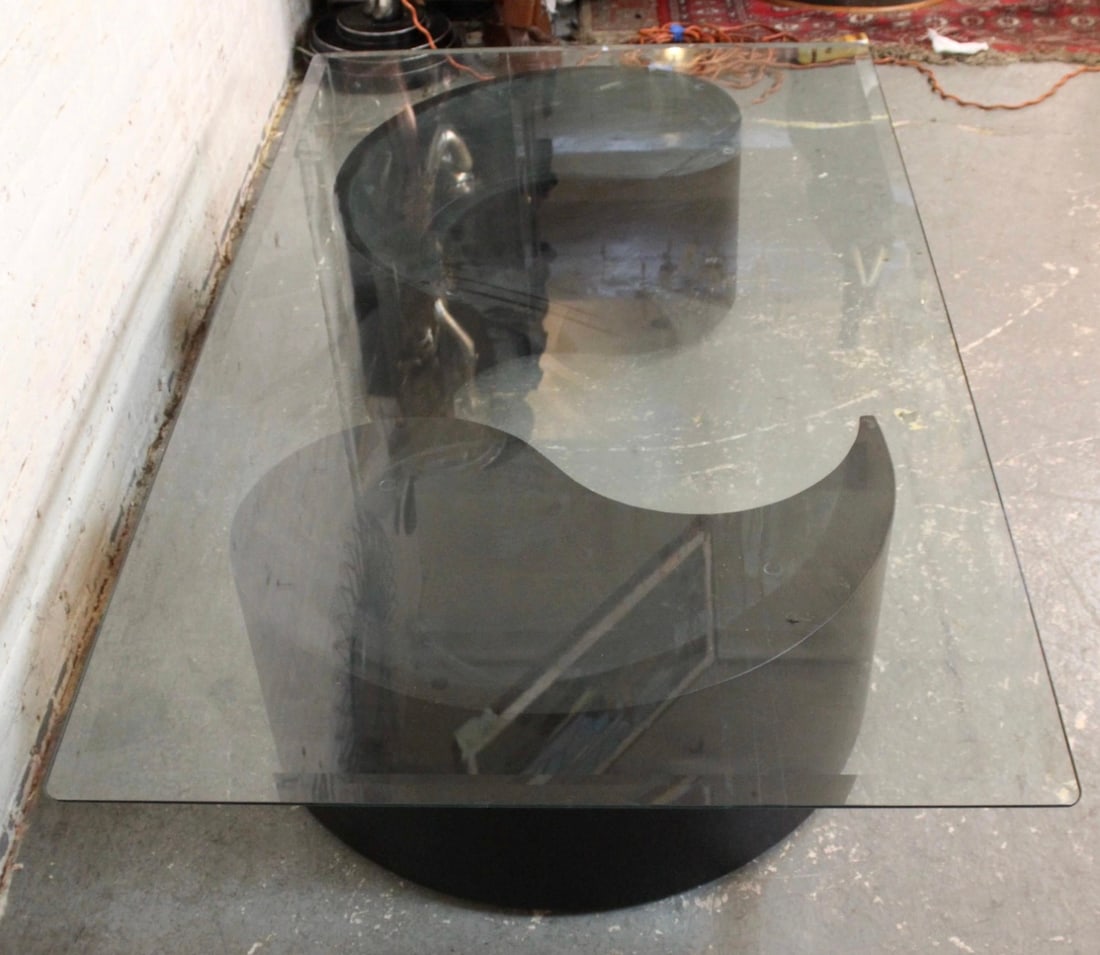 Monumental Post-Modern Modular Glass Coffee Table - 5