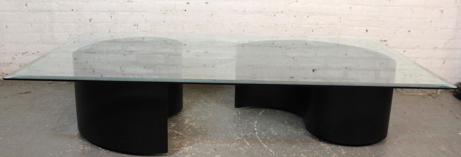 Monumental Post-Modern Modular Glass Coffee Table - 7