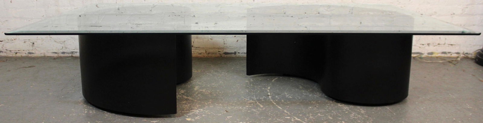 Monumental Post-Modern Modular Glass Coffee Table - 8