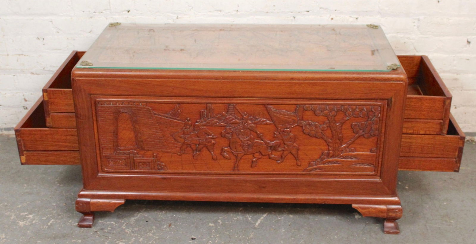 Asian Motif Coffee Table - 4