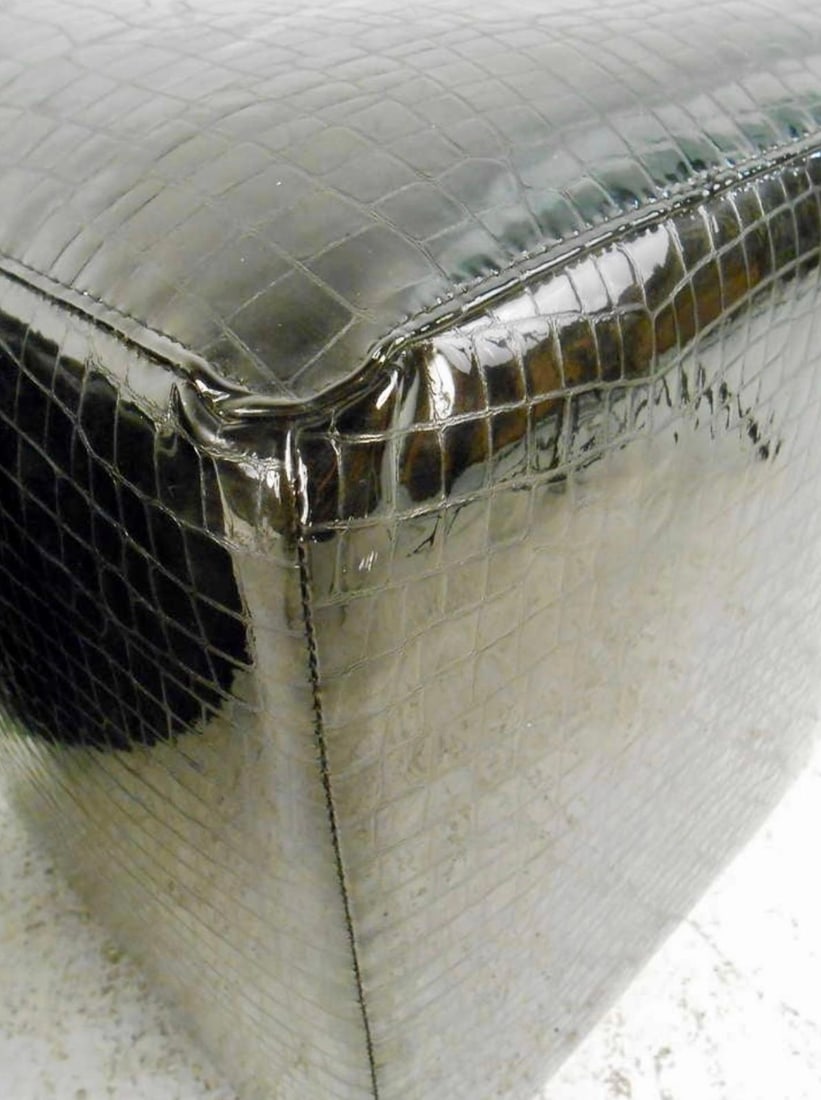 Faux Rolling Cube Ottomans - 3