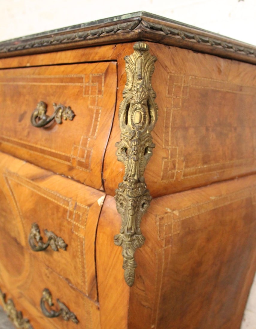 French Style Bombe Commode - 8