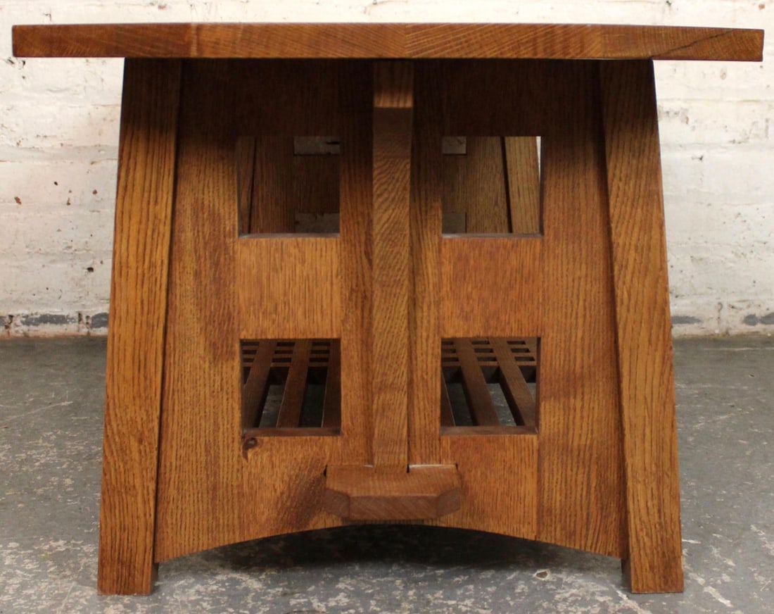 Charles Limbert-style Claro Walnut Coffee Table - 3