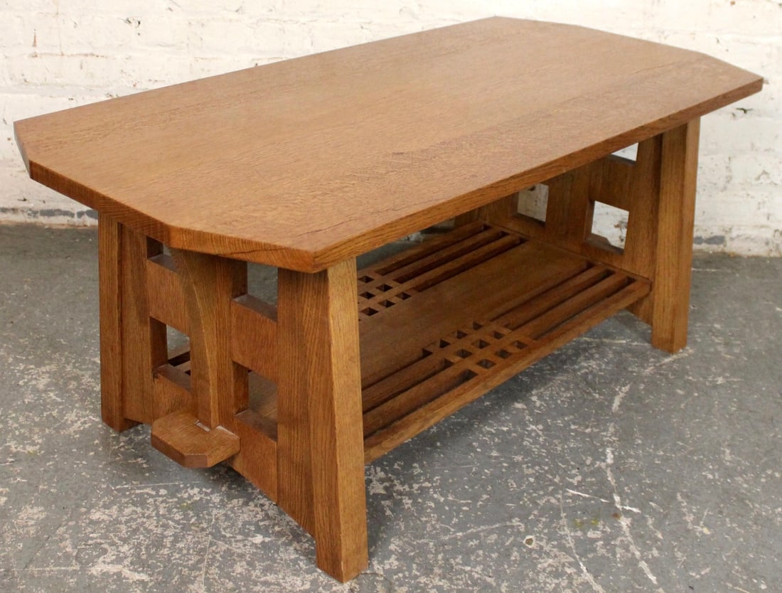 Charles Limbert-style Claro Walnut Coffee Table - 4