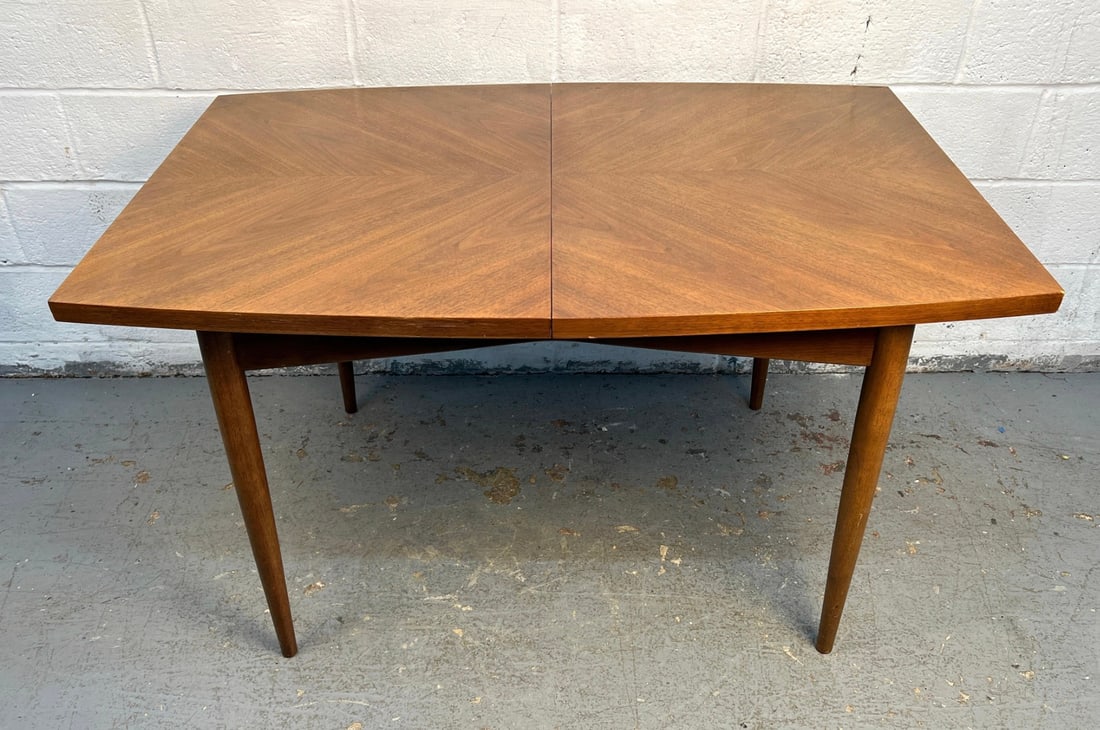 Mid-Century Modern Walnut Dining Leaf Table - 3