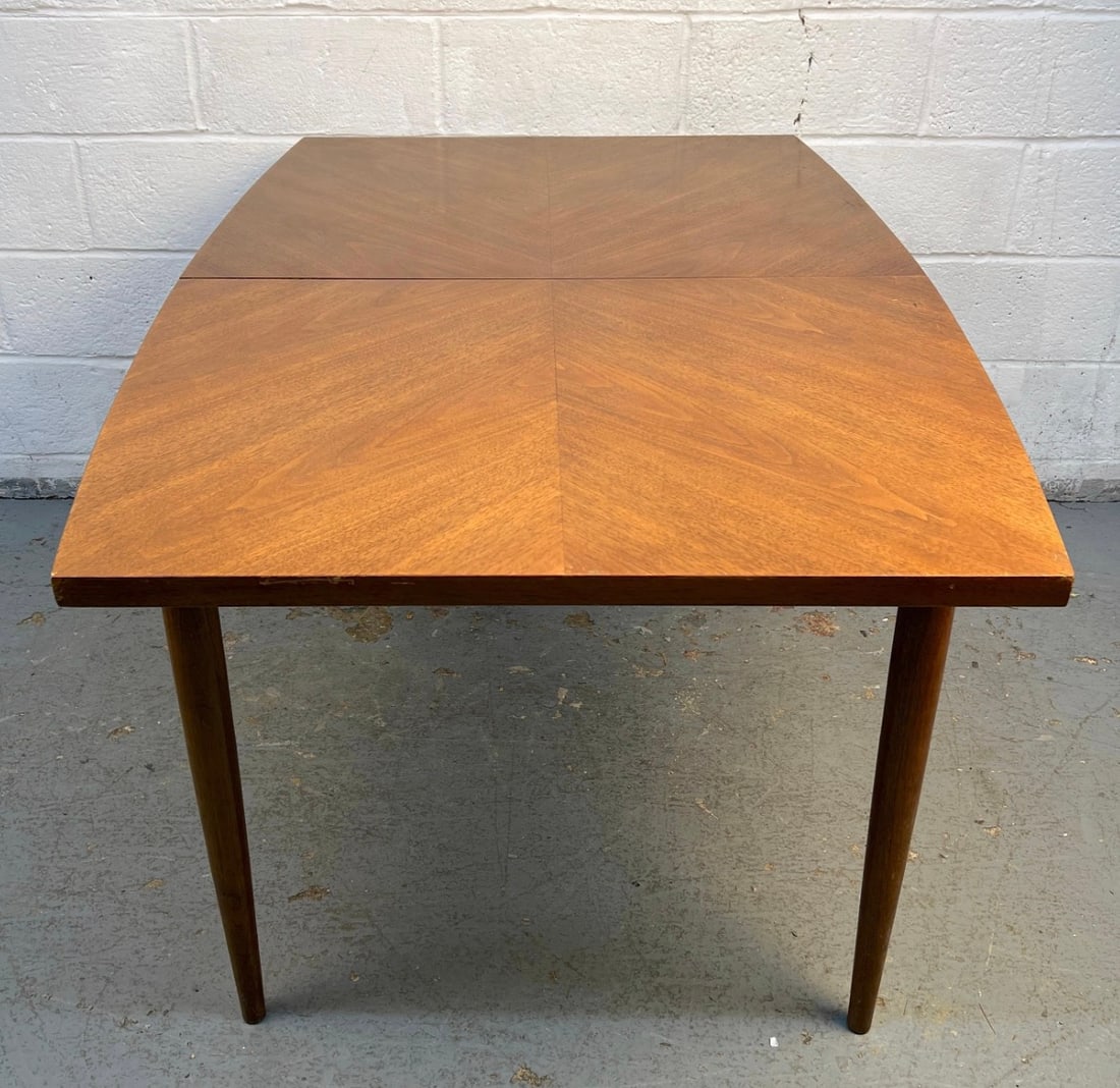 Mid-Century Modern Walnut Dining Leaf Table - 7