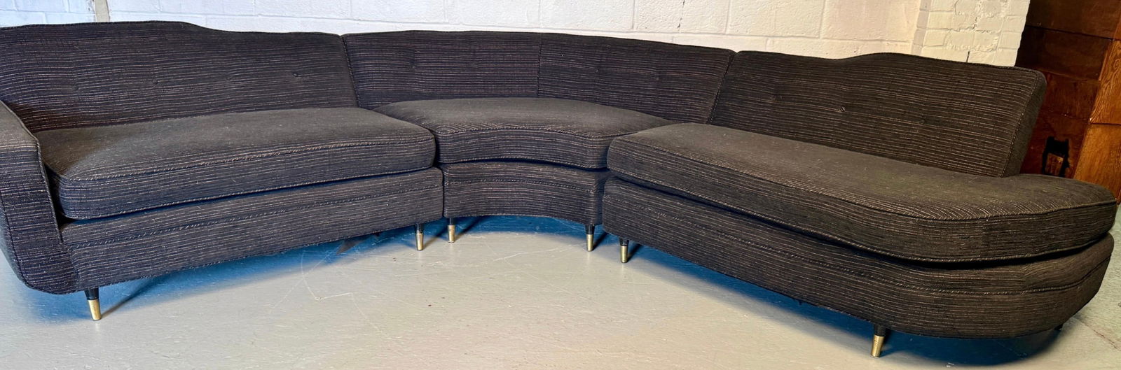 Mid-Century Three Piece Sectional Couch - 11
