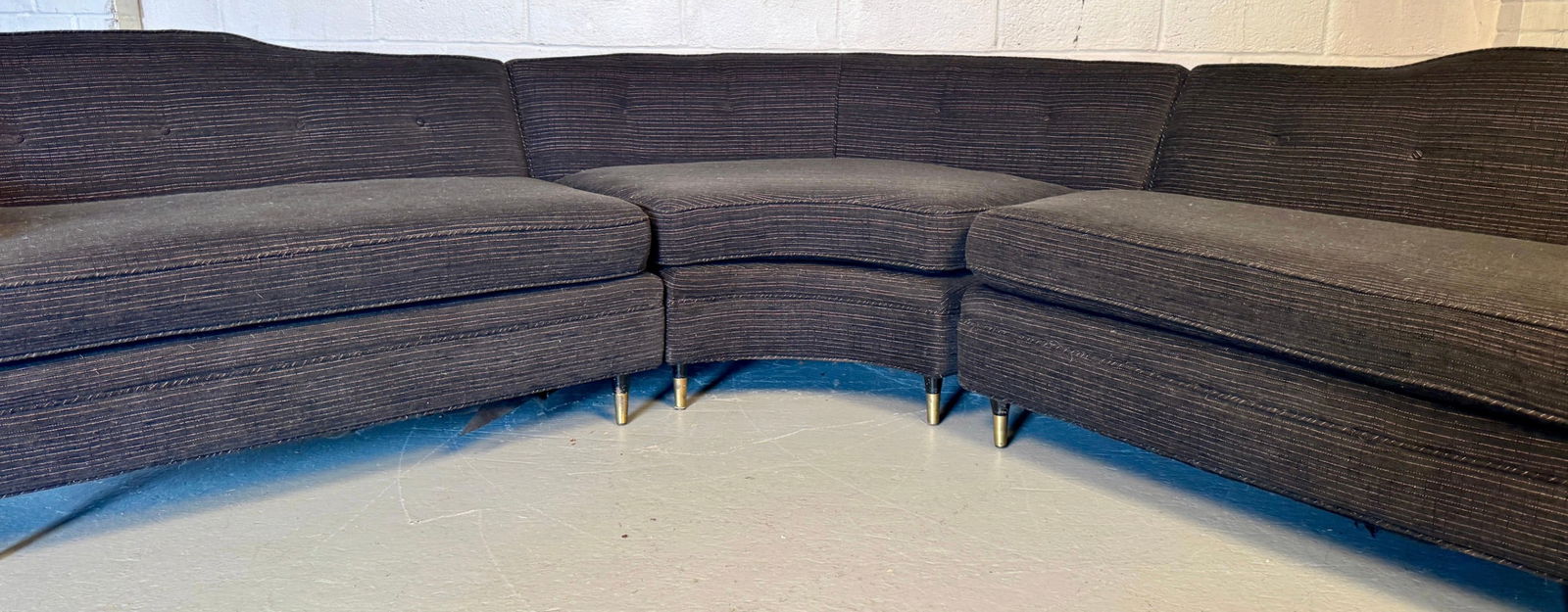 Mid-Century Three Piece Sectional Couch - 12